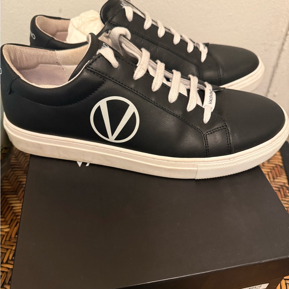 Valentino Black and White Sneakers